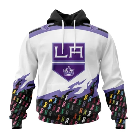 NHL Los Angeles Kings, Specialized Kits In October We Stand Together We Can Beat Cancer,QTNHL080524A3418