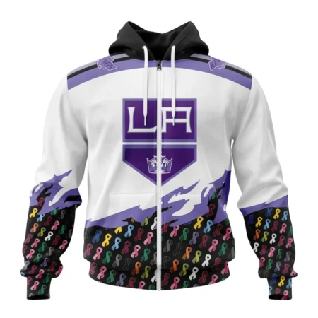 NHL Los Angeles Kings, Specialized Kits In October We Stand Together We Can Beat Cancer,QTNHL 080524B3418