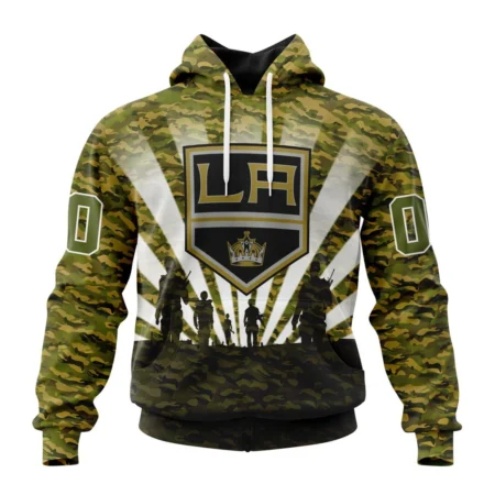 NHL Los Angeles Kings Special Military Camo Kits For Veterans Day And Rememberance Day,QTNHL080524A3480