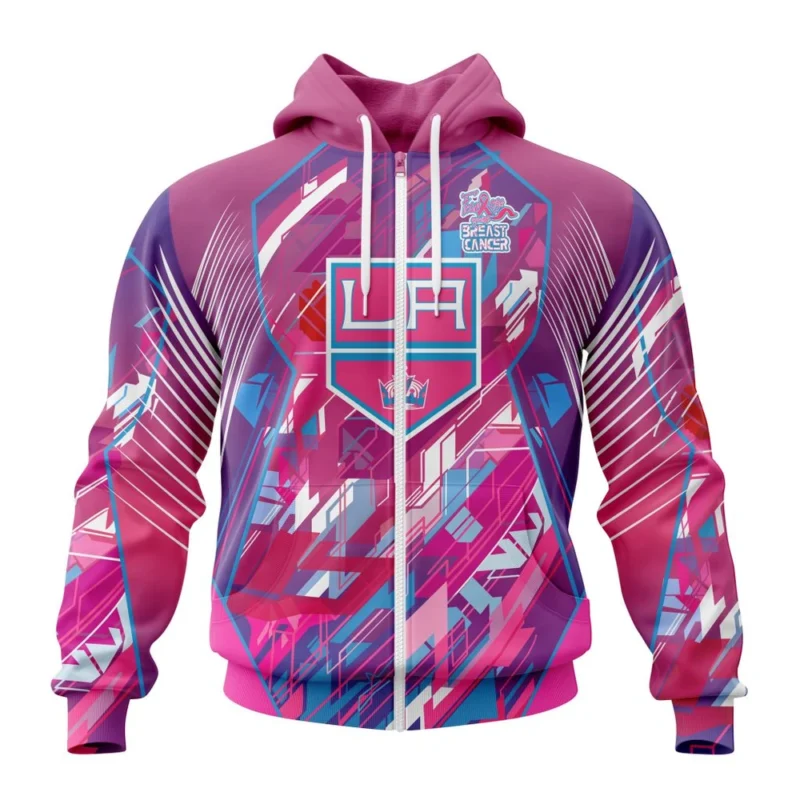 NHL Los Angeles Kings, Specialized Design I Pink I Can, Fearless Again Breast Cancer,QTNHL 080524B3568