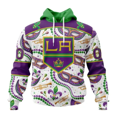 NHL Los Angeles Kings Special Mardi Gras Design,QTNHL080524A741