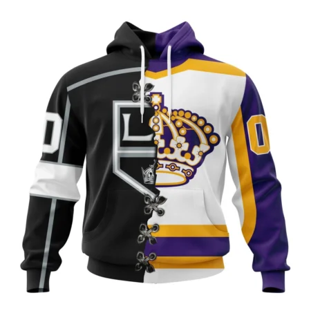 NHL Los Angeles Kings Special Home Mix Reverse Retro Personalized Kits,QTNHL080524A934