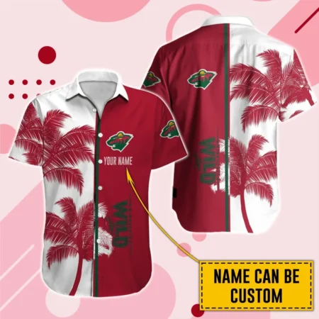 Minnesota Wild  Tropical Style Mix Color National Hockey League Hawaiian Shirt All Over Prints QTHWQ310724A45