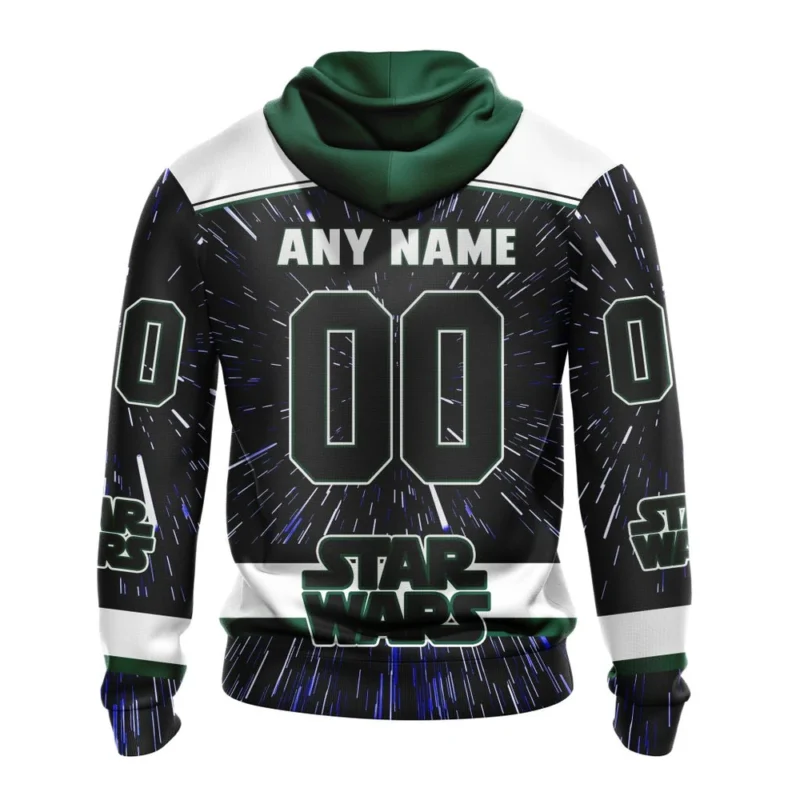 NHL Personalized Name And Number, Minnesota Wild Special Star Wars Design,QTNHL Personalized Name And Number,080524B1122