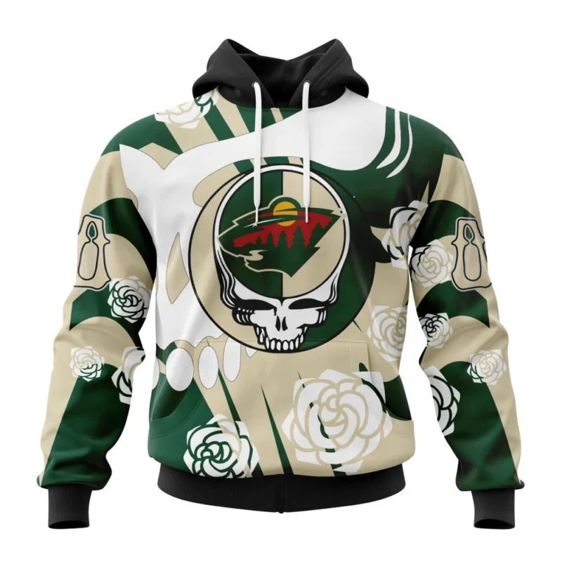 NHL Minnesota Wild Special Grateful Dead Design,QTNHL080524A1278