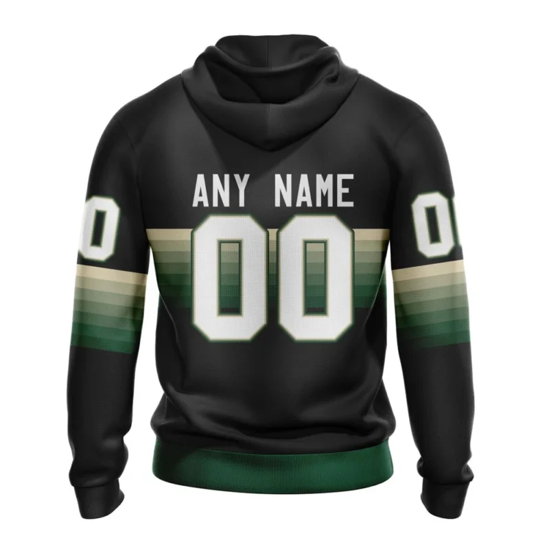 NHL Personalized Name And Number, Minnesota Wild Special Black And Gradient Design,QTNHL Personalized Name And Number,080524B1409