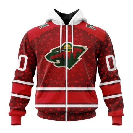 NHL Personalized Name And Number, Minnesota Wild Special Gift For Valentines Day,QTNHL Personalized Name And Number,080524B169