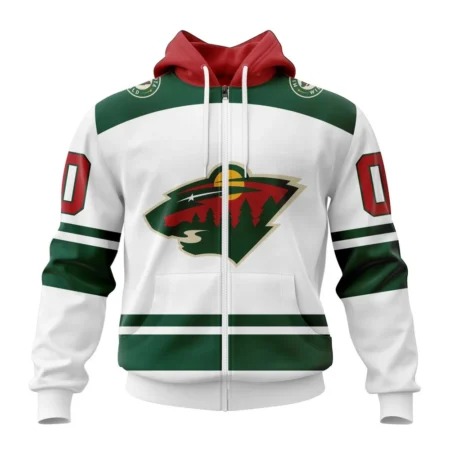 NHL Personalized Name And Number, Minnesota Wild  Away Kits,QTNHL Personalized Name And Number,080524B1698