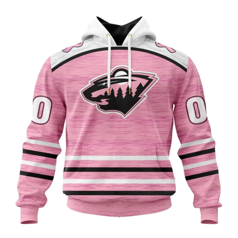 NHL Minnesota Wild Special Pink Fight Breast Cancer Design,QTNHL080524A1745