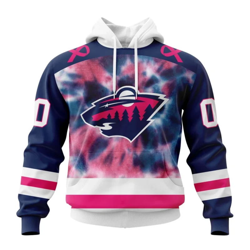 NHL Minnesota Wild Special Pink October Fight Breast Cancer,QTNHL080524A1833