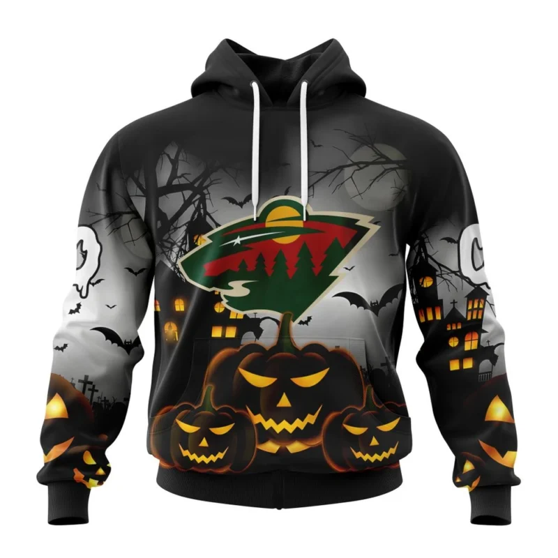 NHL Minnesota Wild Special Design For Halloween,QTNHL080524A1997