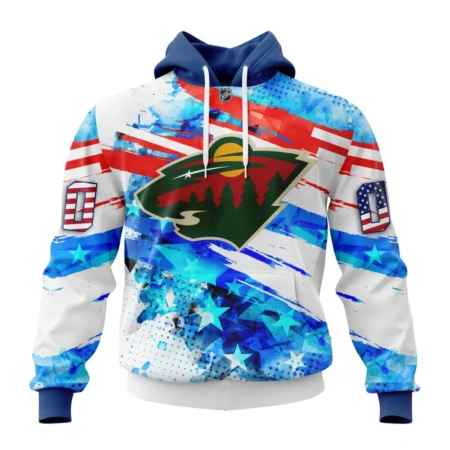 Minnesota Wild, Special Concept For Independence Day,QTNHL080524A2130