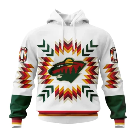 NHL Minnesota Wild Special Design With Native Pattern,QTNHL080524A215