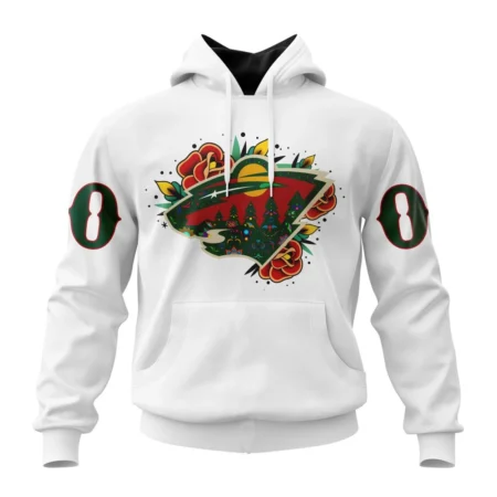 NHL Minnesota Wild, Specialized Unisex Kits Dia De Muertos,QTNHL080524A2860