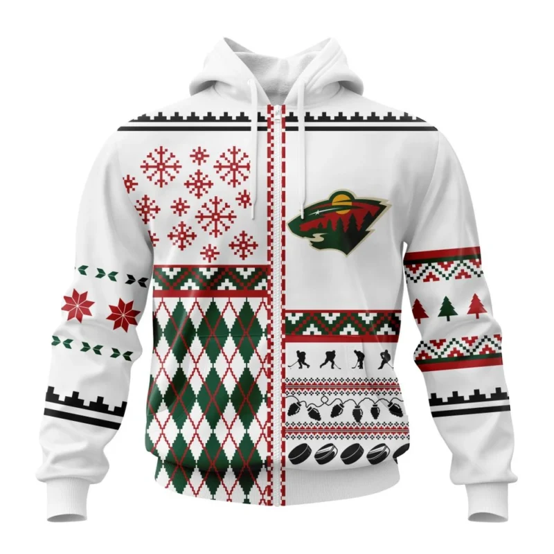 NHL Minnesota Wild, Specialized Unisex Christmas Is Coming ,QTNHL 080524B2910