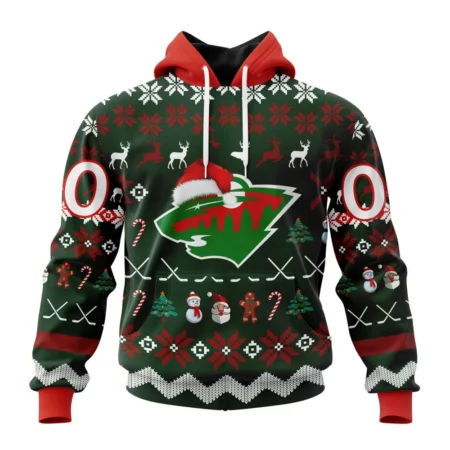 NHL Minnesota Wild, Specialized Unisex Christmas Is Coming,QTNHL080524A2937