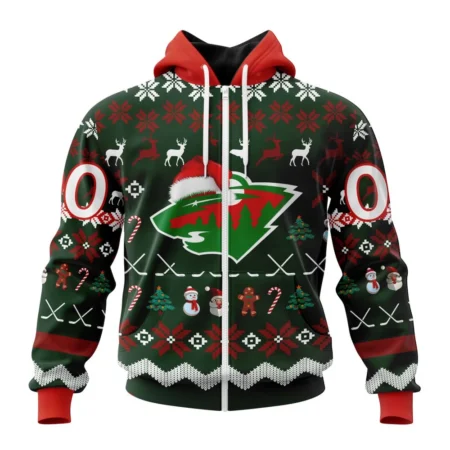 NHL Minnesota Wild, Specialized Unisex Christmas Is Coming,QTNHL 080524B2937