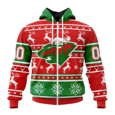 NHL Minnesota Wild, Specialized Unisex Christmas Is Coming ,QTNHL 080524B2960