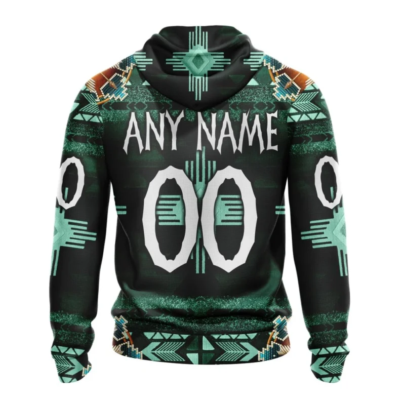 NHL Personalized Name And Number, Minnesota Wild Special Native Costume Design,QTNHL Personalized Name And Number,080524B298