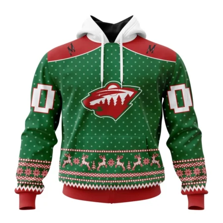 NHL Minnesota Wild Special Christmas Apparel,QTNHL080524A3042