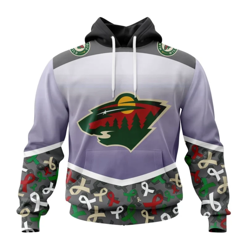 NHL Minnesota Wild, Specialized Sport Fights Again All Cancer ,QTNHL080524A3358