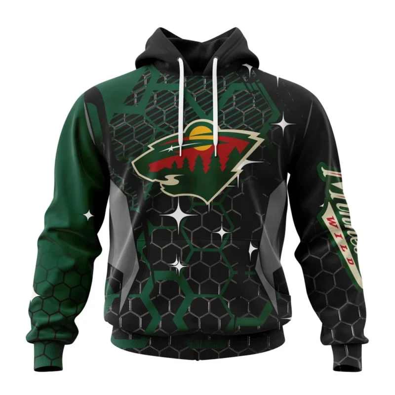 NHL Minnesota Wild, Specialized Design With Motocross Syle ,QTNHL080524A3387