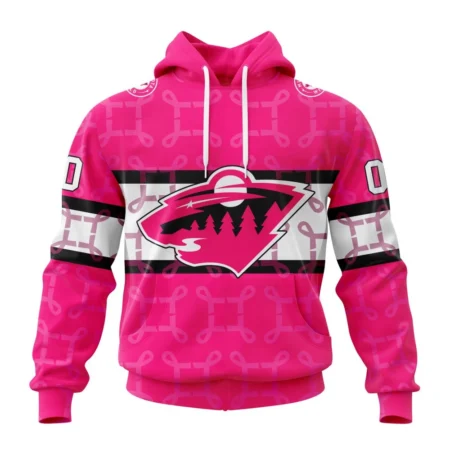 NHL Minnesota Wild, Specialized Design I Pink I Can, In October We Wear Pink Breast Cancer,QTNHL080524A3621