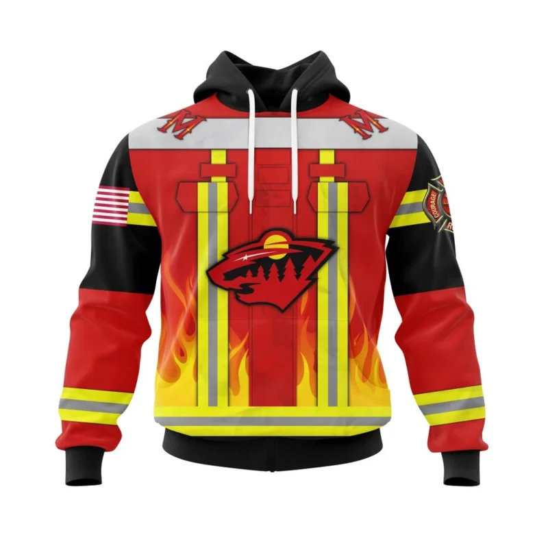 Minnesota Wild Honnor Firefighter Uniform ,QTNHL080524A3754