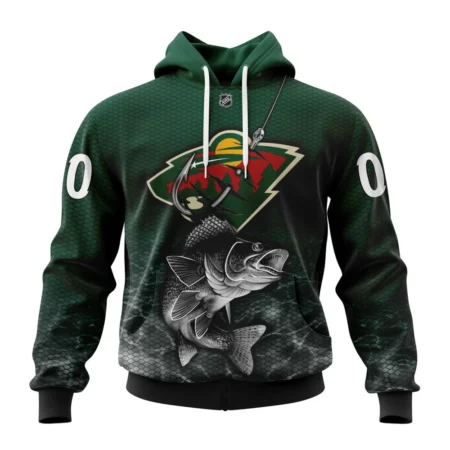 NHL Minnesota Wild, Specialized Fishing Style,QTNHL080524A425