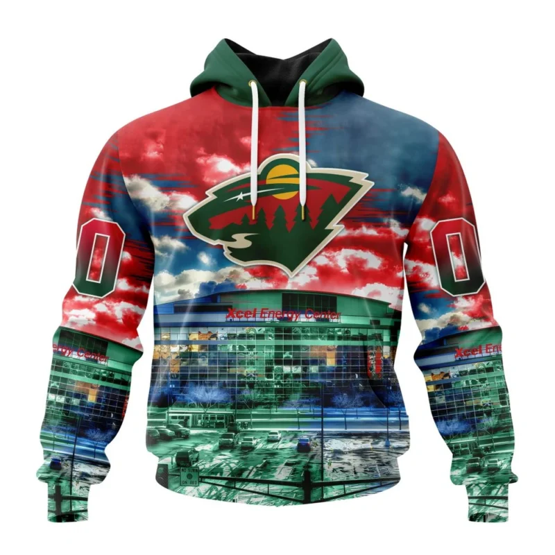 NHL Minnesota Wild Special Design With Xcel Energy Center,QTNHL080524A721