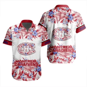 Montreal Canadiens  Tropical Style National Hockey League Hawaiian Shirt All Over Prints QTHWS310724A25