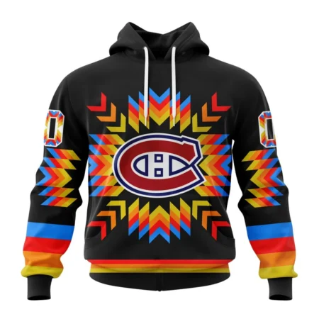 NHL Montreal Canadiens Special Design With Native Pattern,QTNHL080524A1028