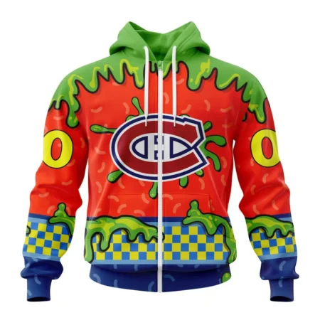 NHL Personalized Name And Number, Montreal Canadiens Special Nickelodeon Design,QTNHL Personalized Name And Number,080524B1183