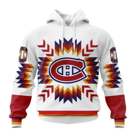 NHL Montreal Canadiens Special Design With Native Pattern,QTNHL080524A1581