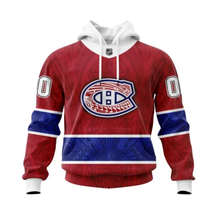 Montreal Canadiens, Specialized Native With Samoa Culture ,QTNHL080524A160