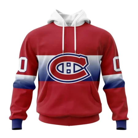 NHL Montreal Canadiens Personalize Gradient Series Concept,QTNHL080524A188