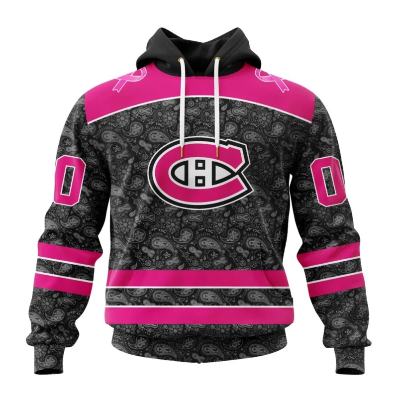 NHL Montreal Canadiens Special Pink In The Rink Fight Breast Cancer,QTNHL080524A2085