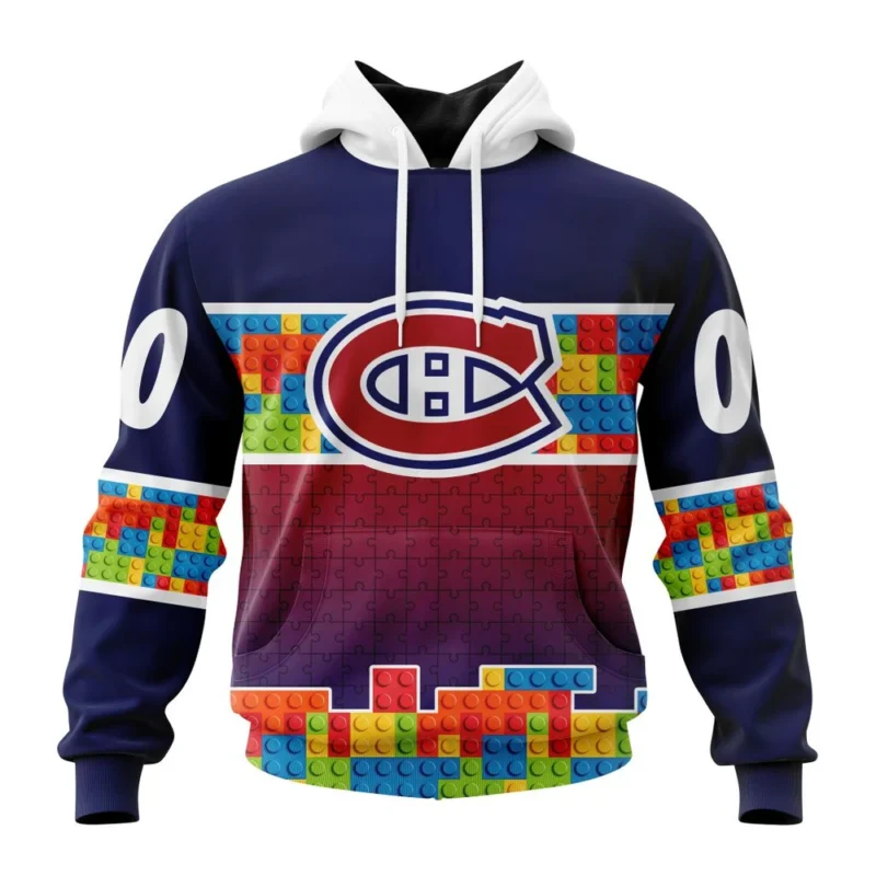 NHL Montreal Canadiens Special Autism Awareness Design ,QTNHL080524A2239