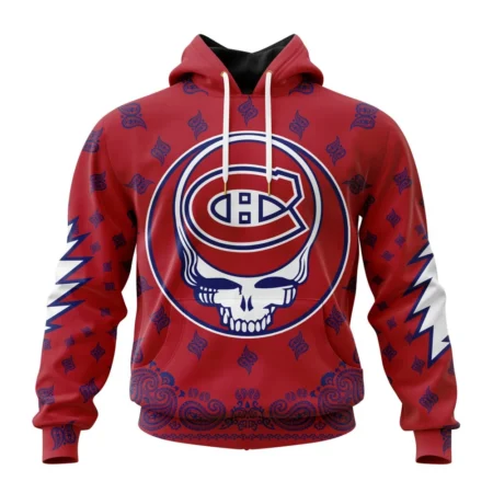 NHL Montreal Canadiens Special Grateful Dead Design,QTNHL080524A237