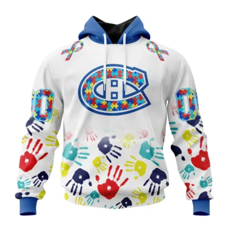 NHL Montreal Canadiens Special Autism Awareness Design,QTNHL080524A2506