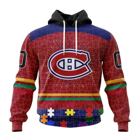 NHL Montreal Canadiens, Specialized Fearless Aganst Autism ,QTNHL080524A2523