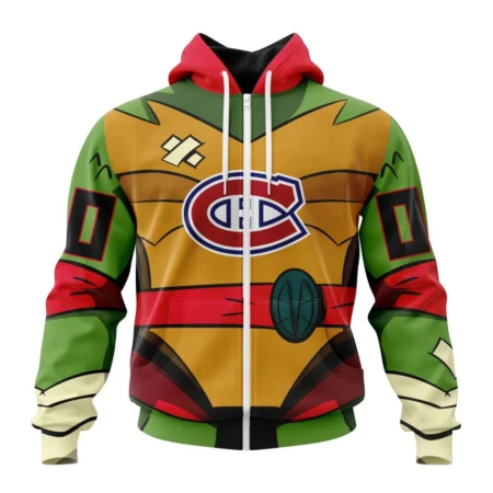 NHL Personalized Name And Number, Montreal Canadiens Special Teenage Mutant Ninja Turtles Design,QTNHL Personalized Name And Number,080524B275