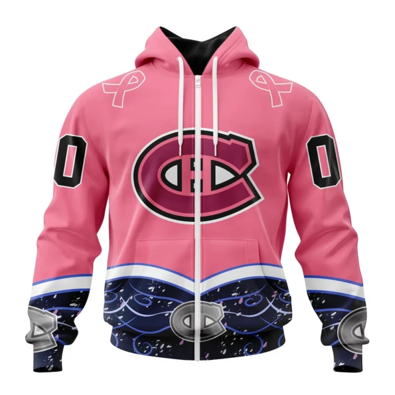 NHL Montreal Canadiens, Specialized Unisex For Hockey Fights Cancer,QTNHL 080524B2827