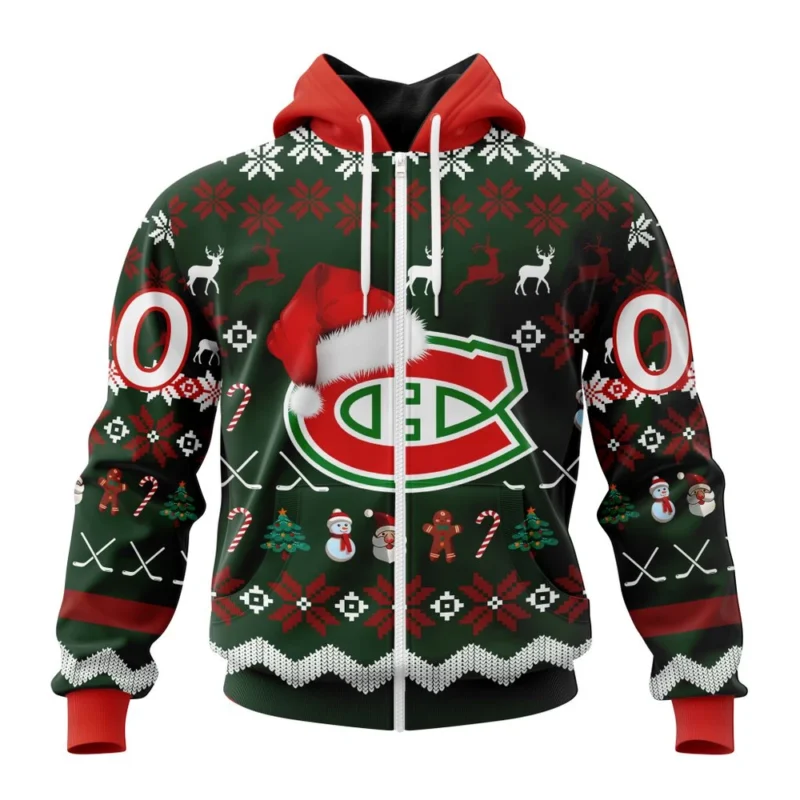 NHL Montreal Canadiens, Specialized Unisex Christmas Is Coming,QTNHL 080524B2938