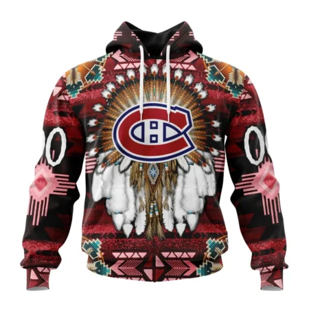 NHL Montreal Canadiens Special Native Costume Design,QTNHL080524A299