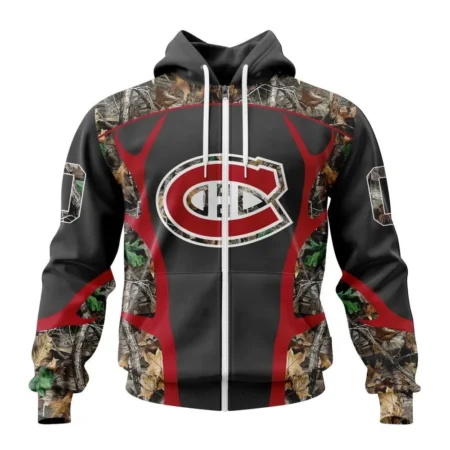 NHL Personalized Name And Number, Montreal Canadiens Special Camo Hunting Design ,QTNHL Personalized Name And Number,080524B33