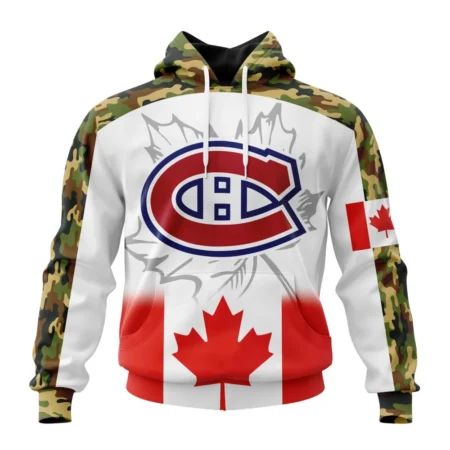 NHL Montreal Canadiens, Specialized Design With Our Canada Flag,QTNHL080524A3433