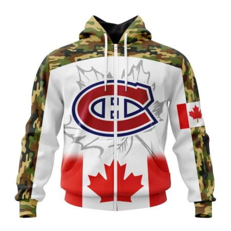 NHL Montreal Canadiens, Specialized Design With Our Canada Flag,QTNHL 080524B3433