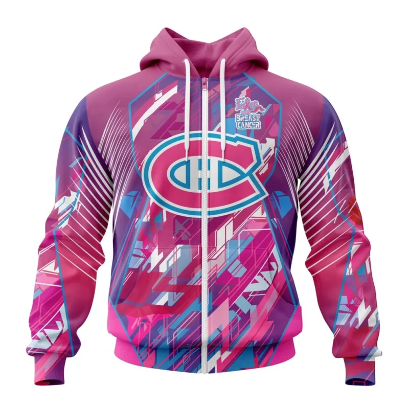 NHL Montreal Canadiens, Specialized Design I Pink I Can, Fearless Again Breast Cancer,QTNHL 080524B3567