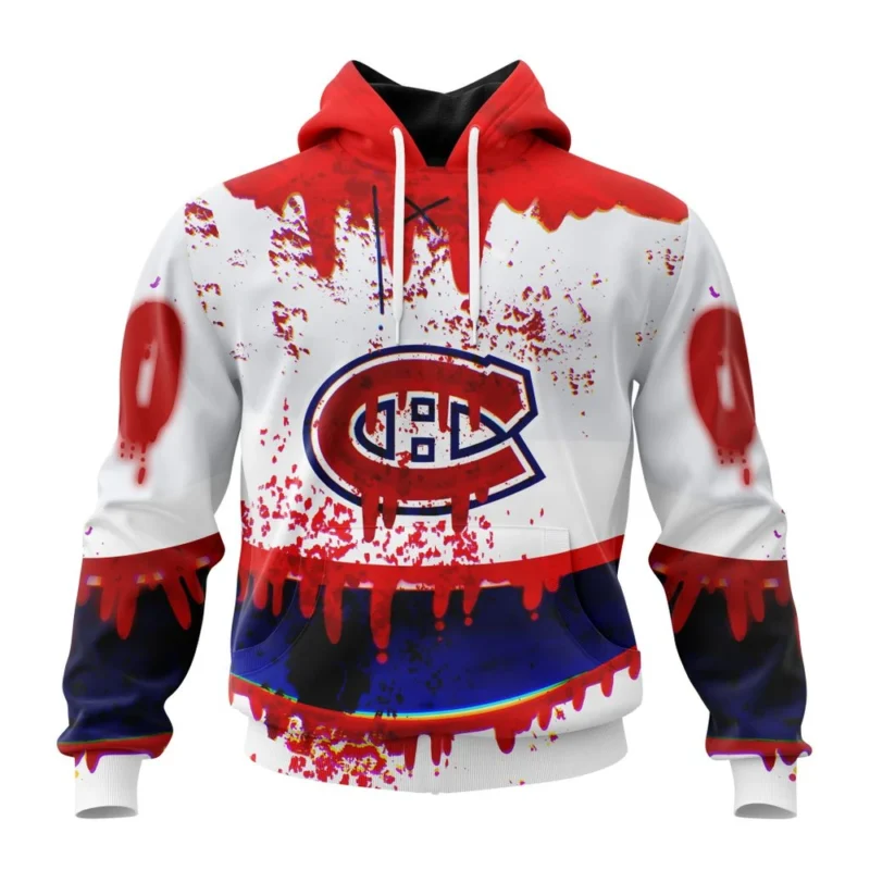 NHL Montreal Canadiens, Specialized Jersey For Halloween Night,QTNHL080524A365